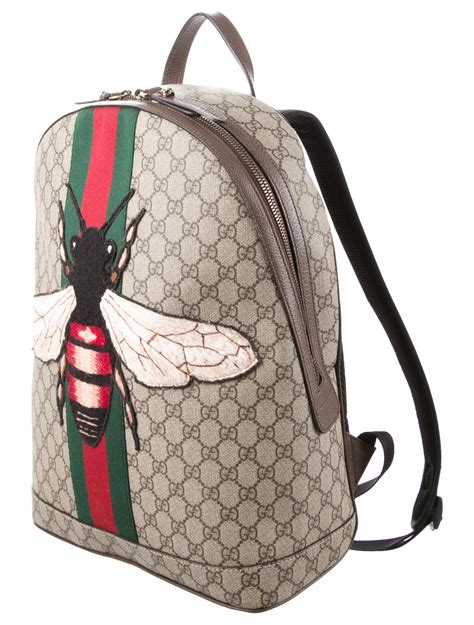 gucci backpack with bee|unisex gucci backpack.